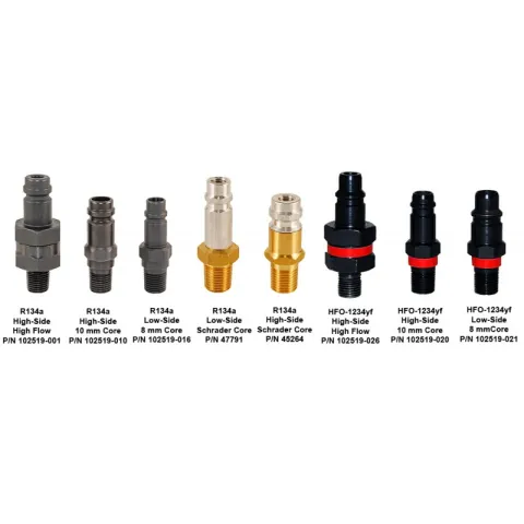 R-1234yf have different service fittings than R-134a